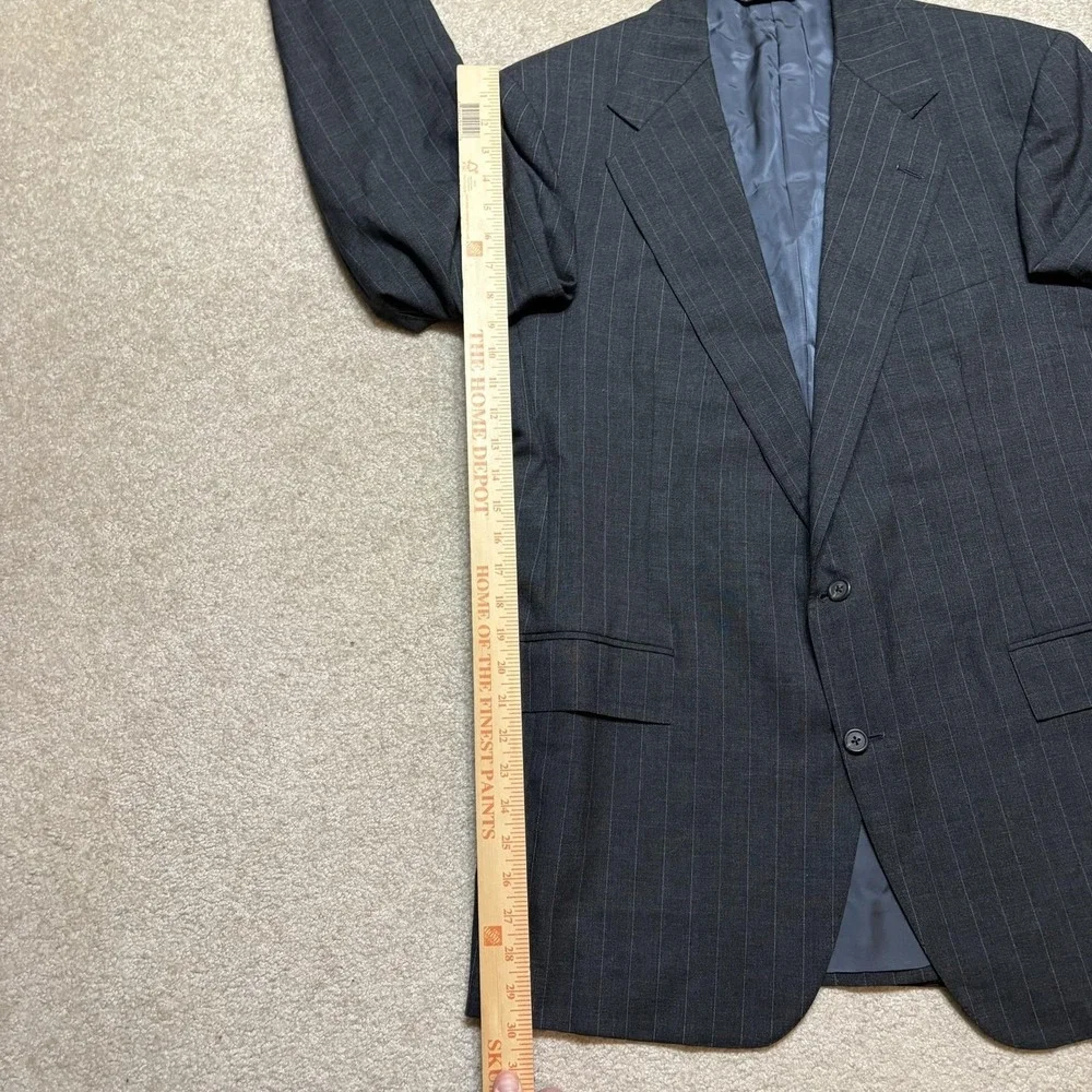 Polo By Ralph Lauren Blazer Mens 42 Pinstripe Wool Sport Coat USA Neiman Marcus